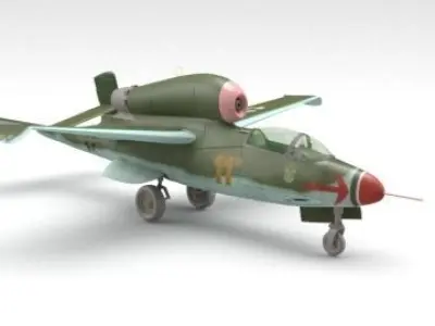 plane toy fighter jet 3D model