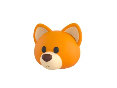 Prop133 Dog Head 3D model