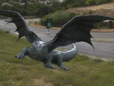 Dragon Baby gecko Dragon 3D model