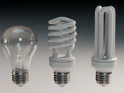 Light Bulbs 3D model