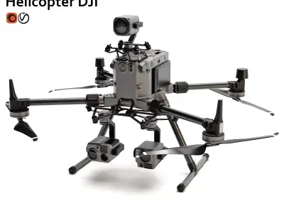 Helicopter DJI Matrice 300 RTK Combo 3D model