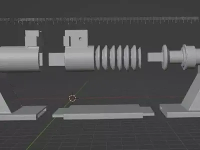 Lightsaber Luke Skywalker 28 cm lenght - Commercial License 3D print model
