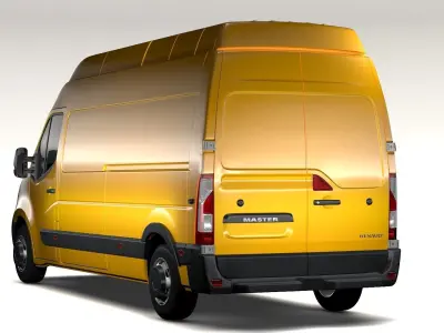 Renault Master L3H3 Van 2010 3D model