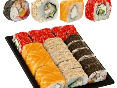 Sushi Set 3D model