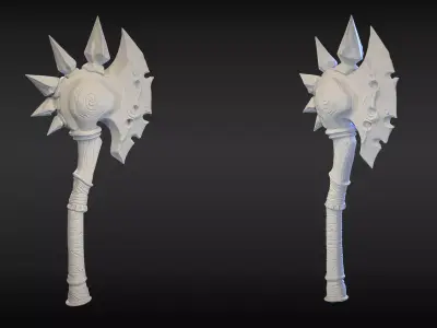 Stylized Axe 06 3D model