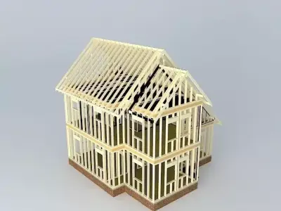House Framework Free 3D model
