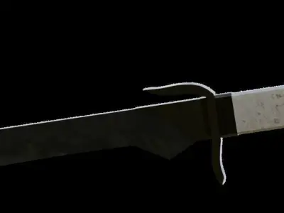 Half Leaf Sword Free 3D model