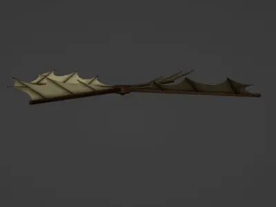 WindMill Skin Sails Free low-poly 3D model