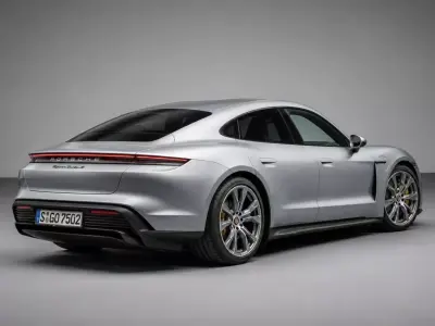 Porsche Taycan Turbo S Luxury Electric Sports Car 3D model