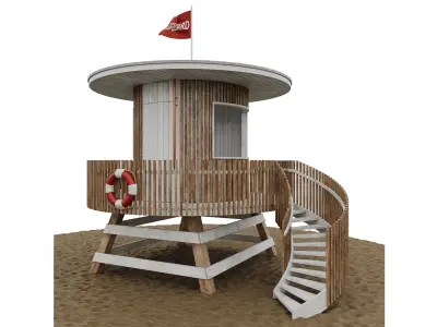 Rescue Tower 2 3D model