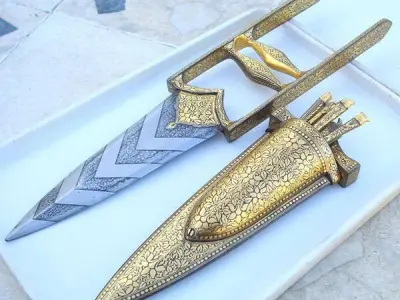 Regal Blades- A Curated Dagger Collection Low-poly 3D model