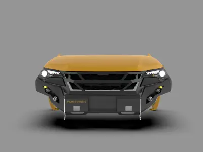 Ecotechne Front Bumper for Toyota Fortuner  Low-poly 3D model