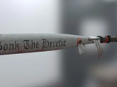 Horny bat Beretic skull 3D model