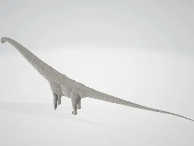 Argentinosaurus Dinosaur Low-poly 3D model