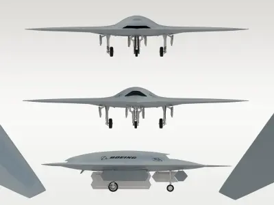 Boeing X-45C Phantom Ray 3D model