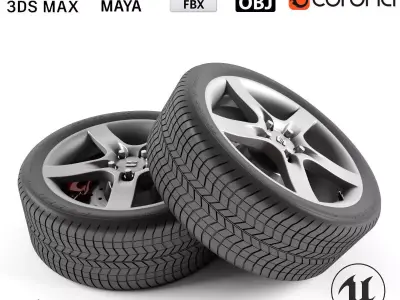 Suzuki Leon Wheel 3D model