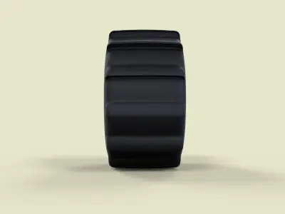 Rear wheel for sand and mud 3D model