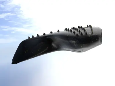 Spacecraft Low-poly 3D model