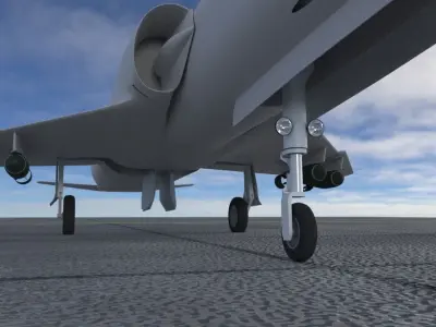 HAL HF-24 Marut 3D model