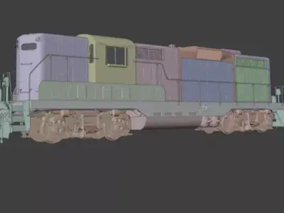 Train 3D-Model 3D model