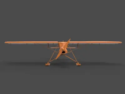 fieseler fi 156 storch winter 3D print model
