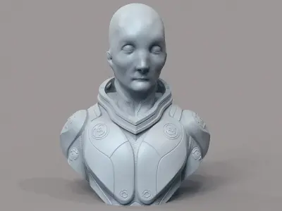 Alien Dude 3D print model
