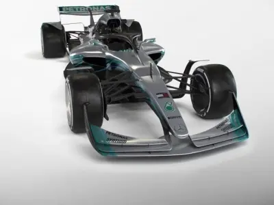 formula car frame 3D model