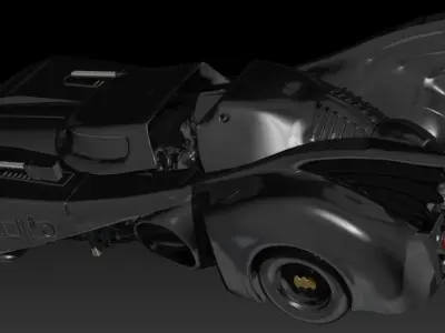 batmovil 1989 3D print model