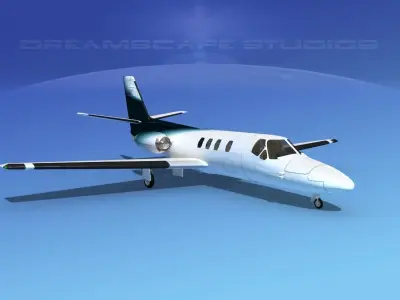 Cessna 500 Citation I V13 3D model