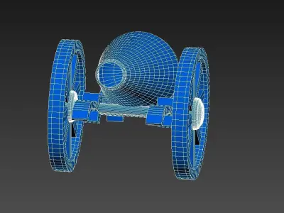 Cannon 3D model