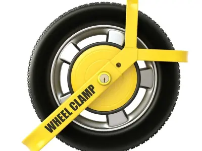 Wheel Clamp 3D model