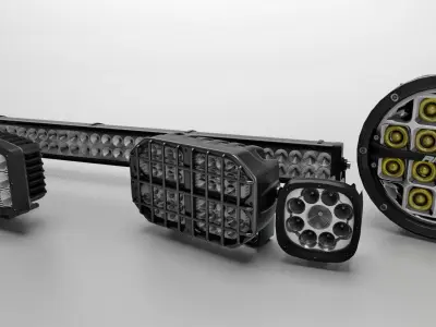 LED Lights Collection 3D model