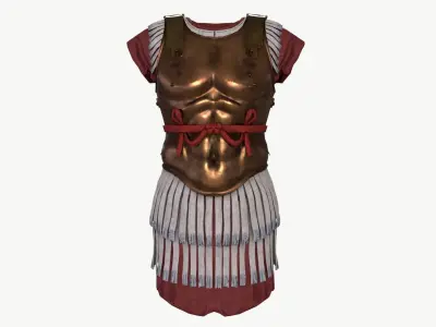 Armour of Gaius Julius Caesar Low-poly 3D model