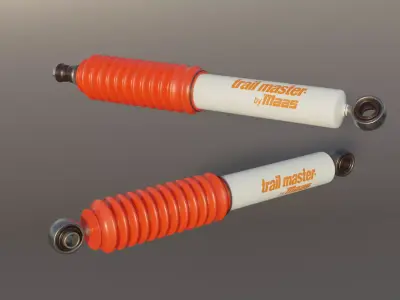 Trail Master Shock Absorber Low-poly 3D model