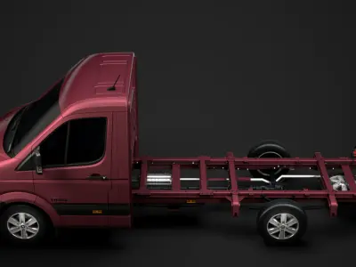 Hyundai H350 Chassis Single Cab LWB 2020 3D model