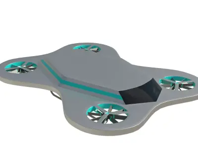 Sci fi drone toy Free low-poly 3D model