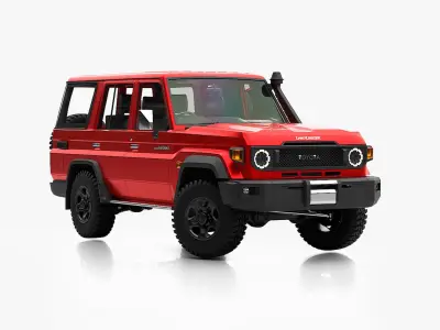 2024 Toyota Land Cruiser LC76 3D model