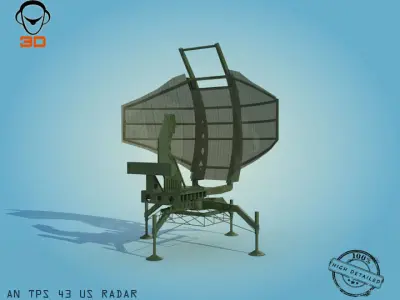 AN TPS 43 US 3D model