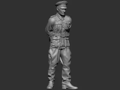 German Officer 1 3D print model