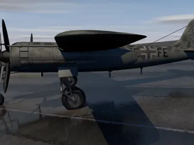 Focke-Wulf Ta-154A-0 3D model