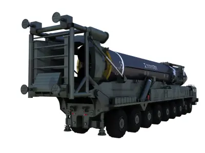Hwaseong15 launch vehicle 3D model 3D model