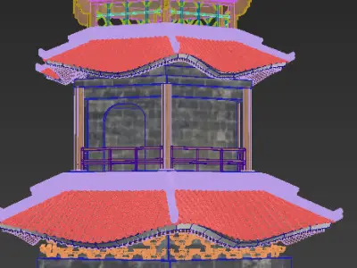 Chinese Pavilion V2 3D model