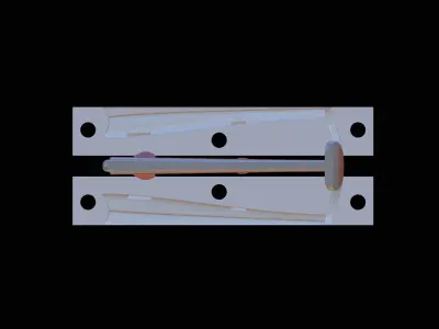 AM BAIT FISH 9CM HOOF FORM FOR PREDATOR FISHING Free 3D print model