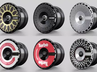 Rotiform RSE Aerodisc Addon Low-poly 3D model