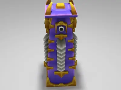 Guard Tower Turret Low-poly 3D model