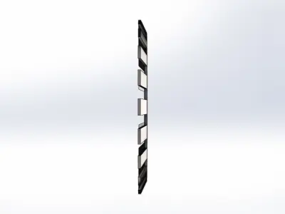 Arruela de Fixacao SKF MB 19 Fixing Washer 3D model