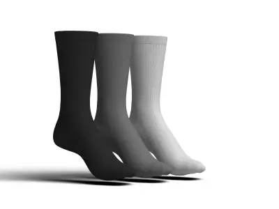 Long Socks 3D model