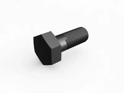 Screw 38 3D model