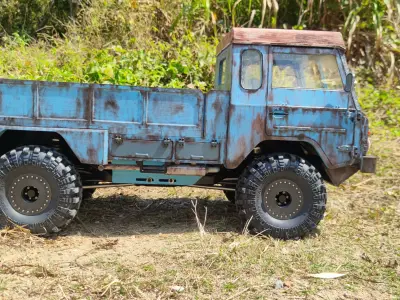 Crawler V306 Flatbed SCX6 - 1-6 RC body attachment 3D print model