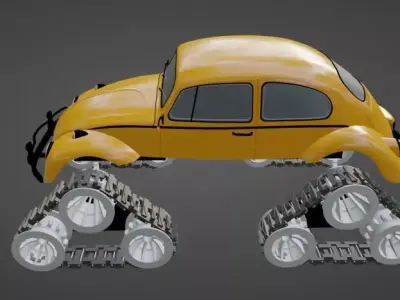 Monster Tank Track DIY Kit for RC Cars and Trucks 3D print model